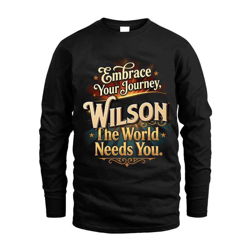 WILSON L04-TT36 Personalized Funny Quote Apparel