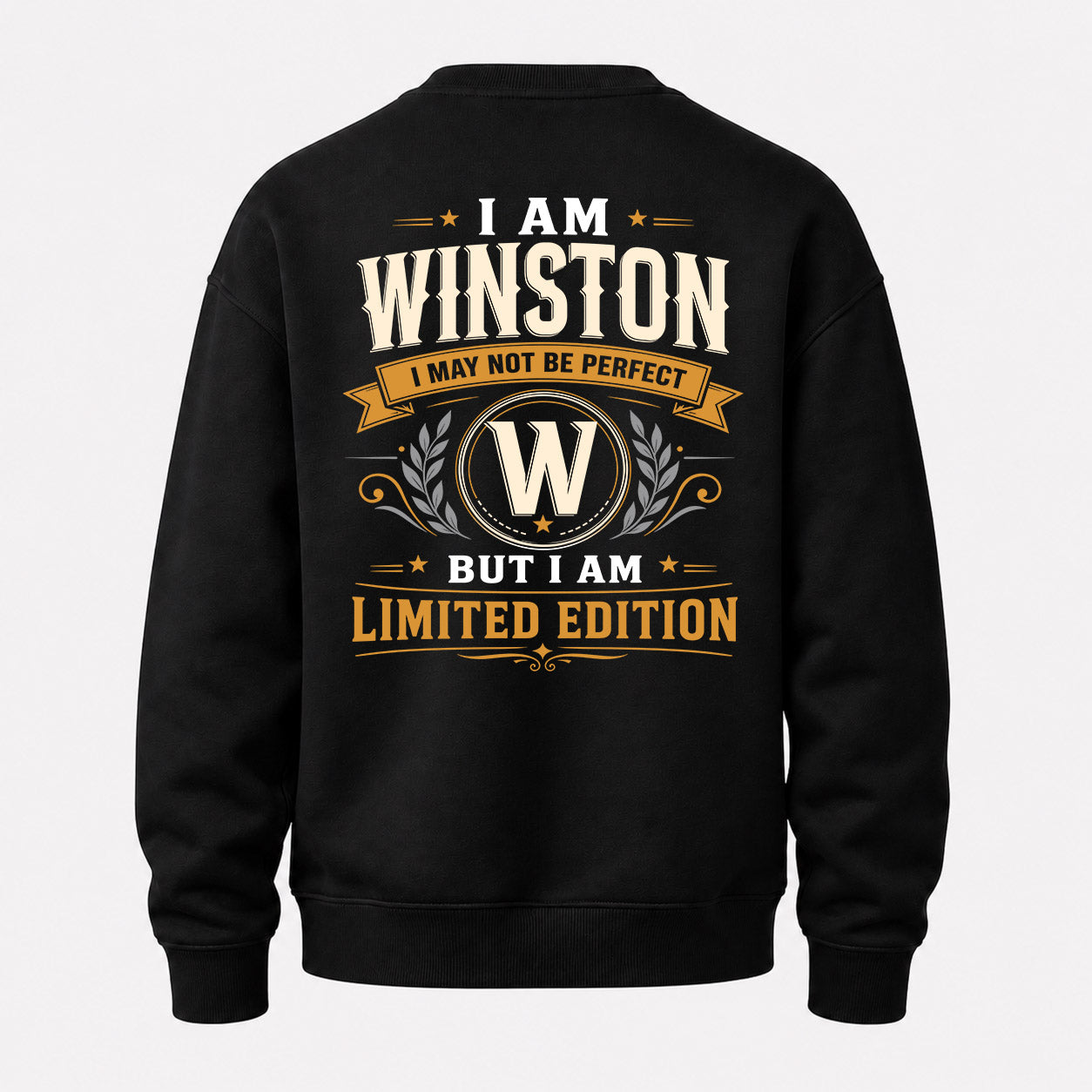 WINSTON  EDI-TT36 Personalized Funny Quote Apparel