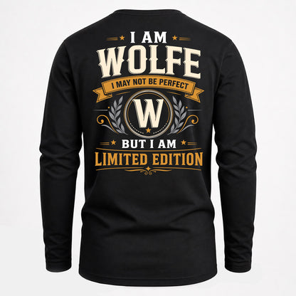 WOLFE  EDI-TT36 Personalized Funny Quote Apparel