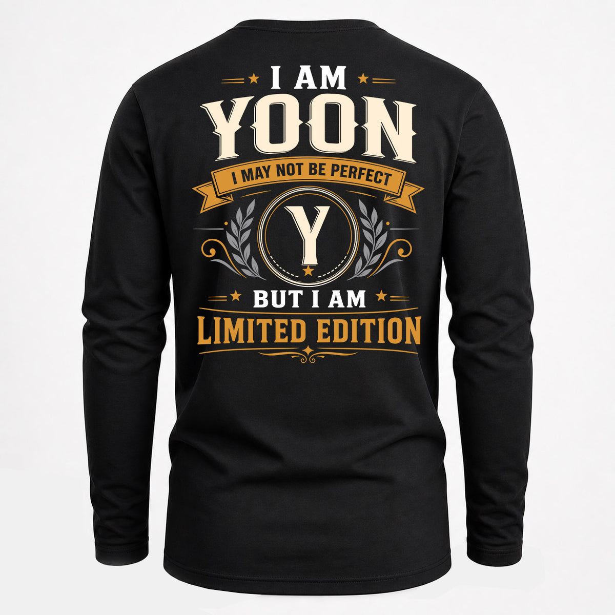 YOON EDI-TT36 Personalized Funny Quote Apparel