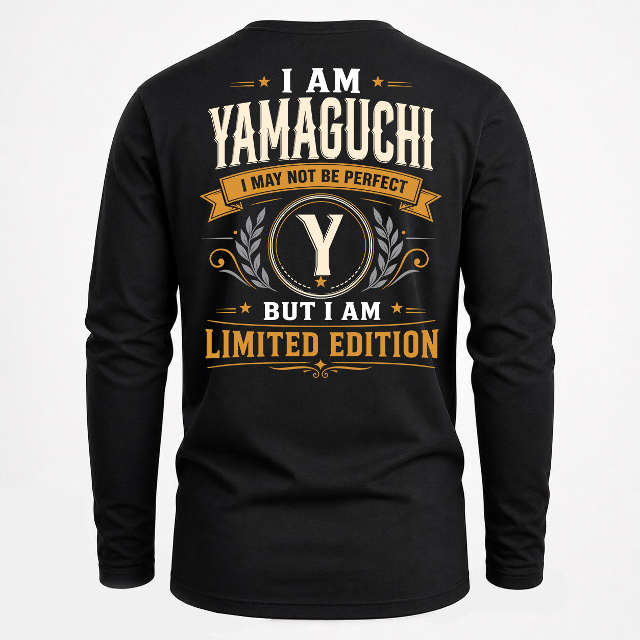 YAMAGUCHI  EDI-TT36 Personalized Funny Quote Apparel