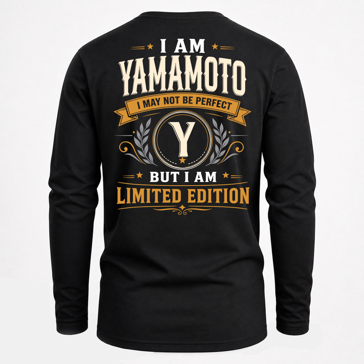 YAMAMOTO  EDI-TT36 Personalized Funny Quote Apparel