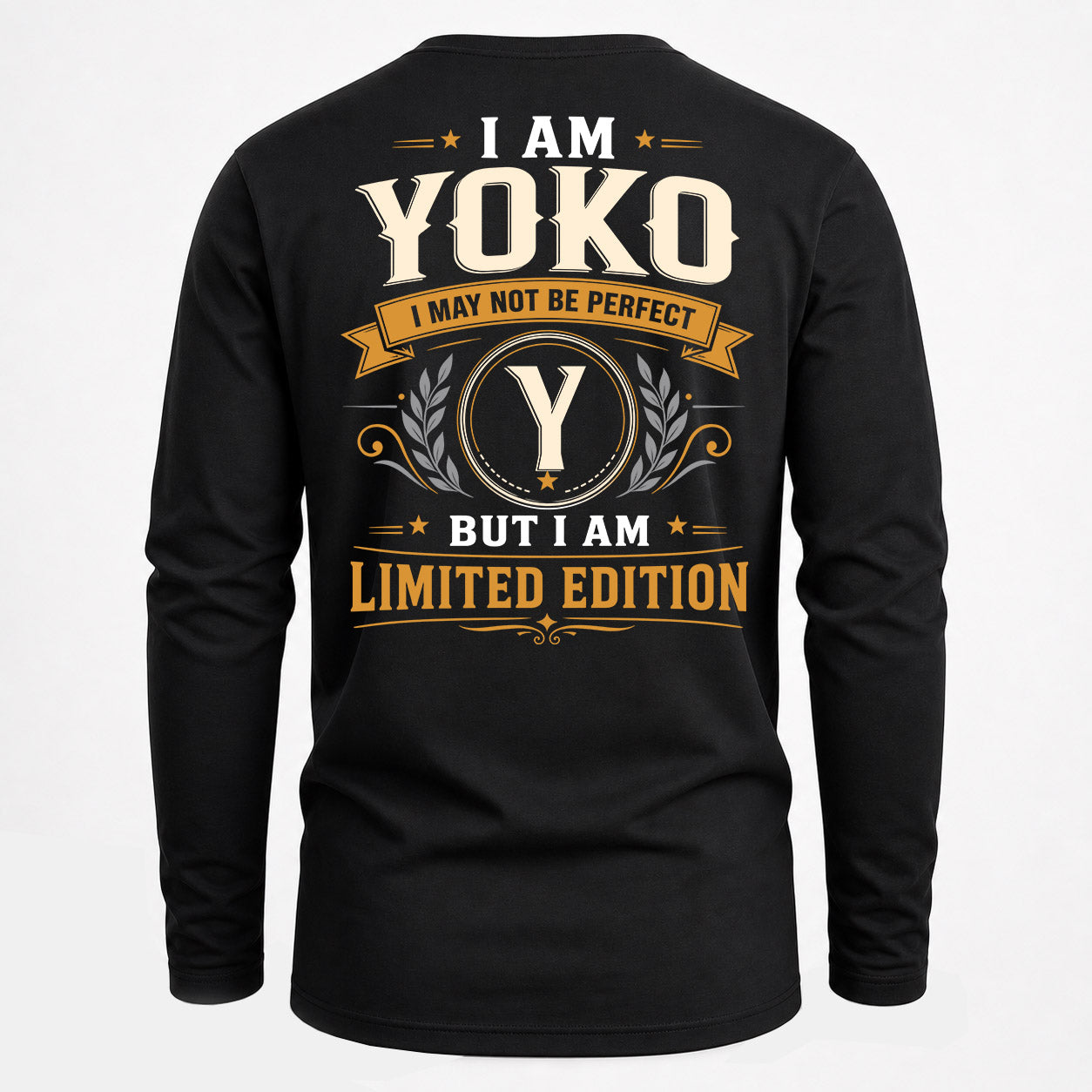 YOKO  EDI-TT36 Personalized Funny Quote Apparel