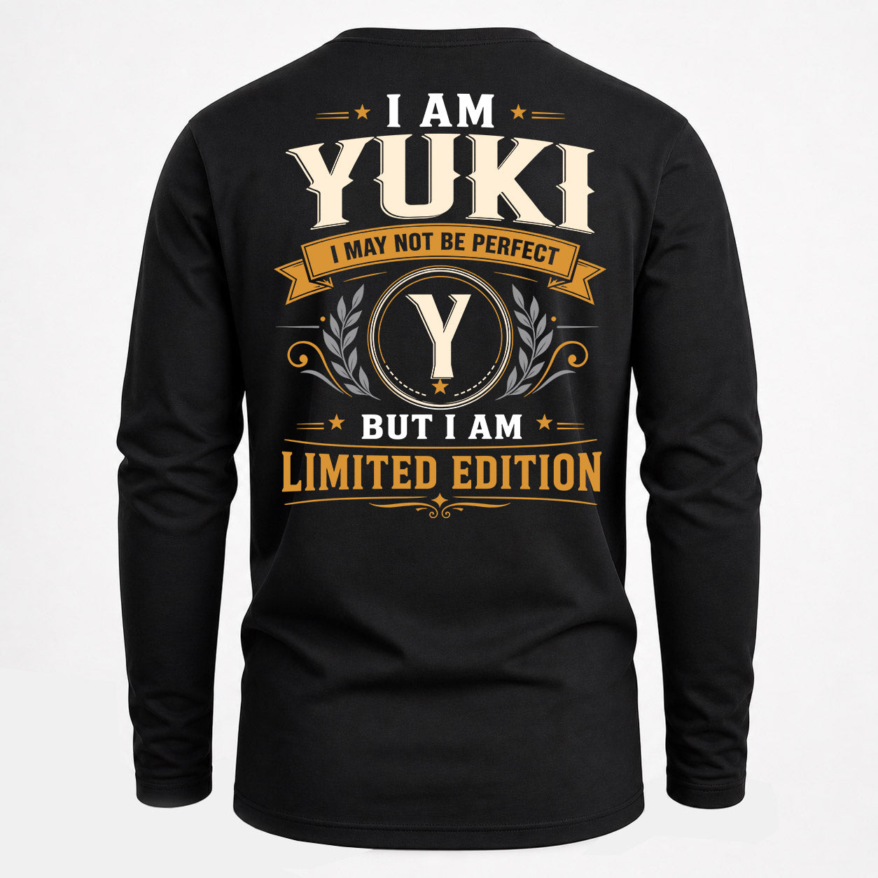 YUKI  EDI-TT36 Personalized Funny Quote Apparel
