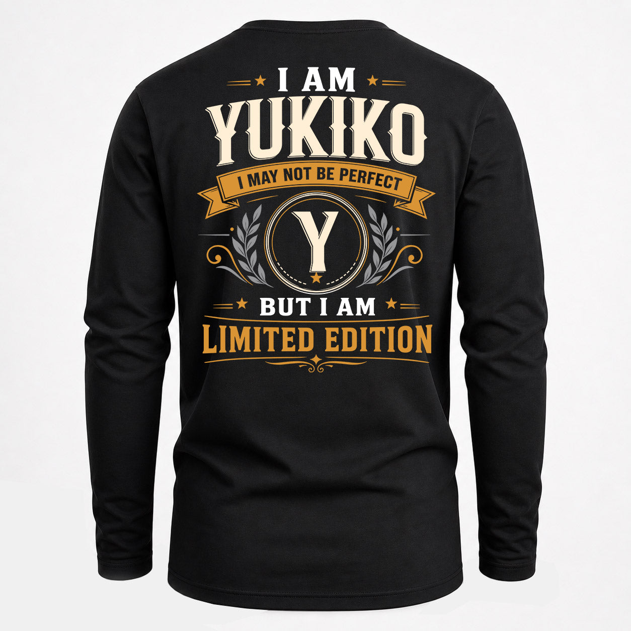 YUKIKO  EDI-TT36 Personalized Funny Quote Apparel