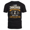 ZIMMERMAN  EDI-TT36 Personalized Funny Quote Apparel