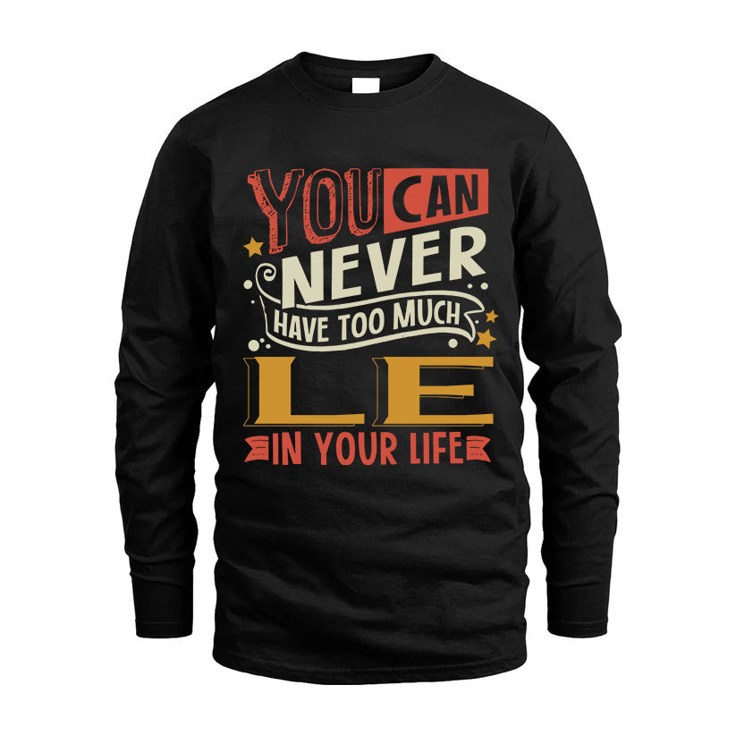 LE NO2-TT36 Personalized Funny Quote Apparel